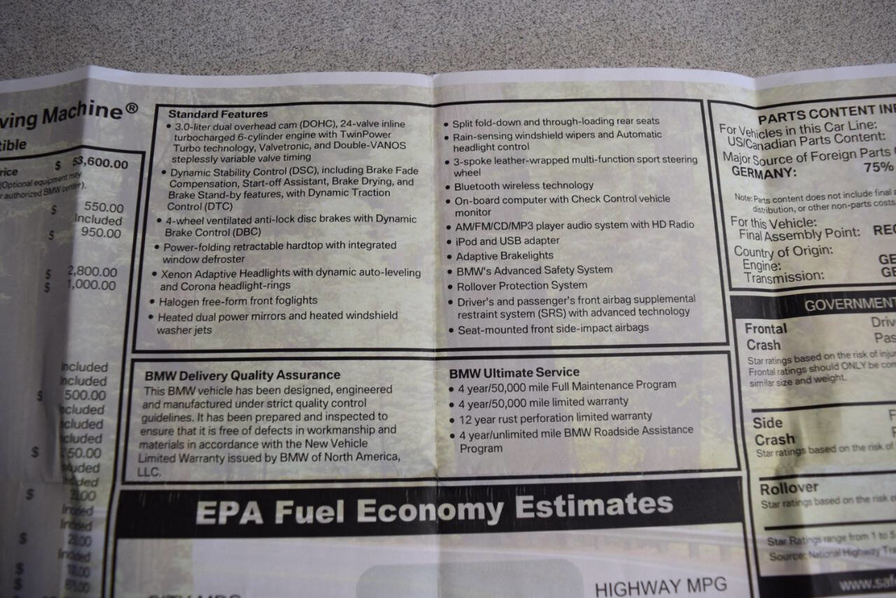 Used 2012 BMW 335i Convertible image 98