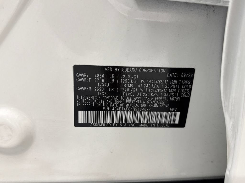 Certified 2024 Subaru Outback Premium AWD/4WD image 30