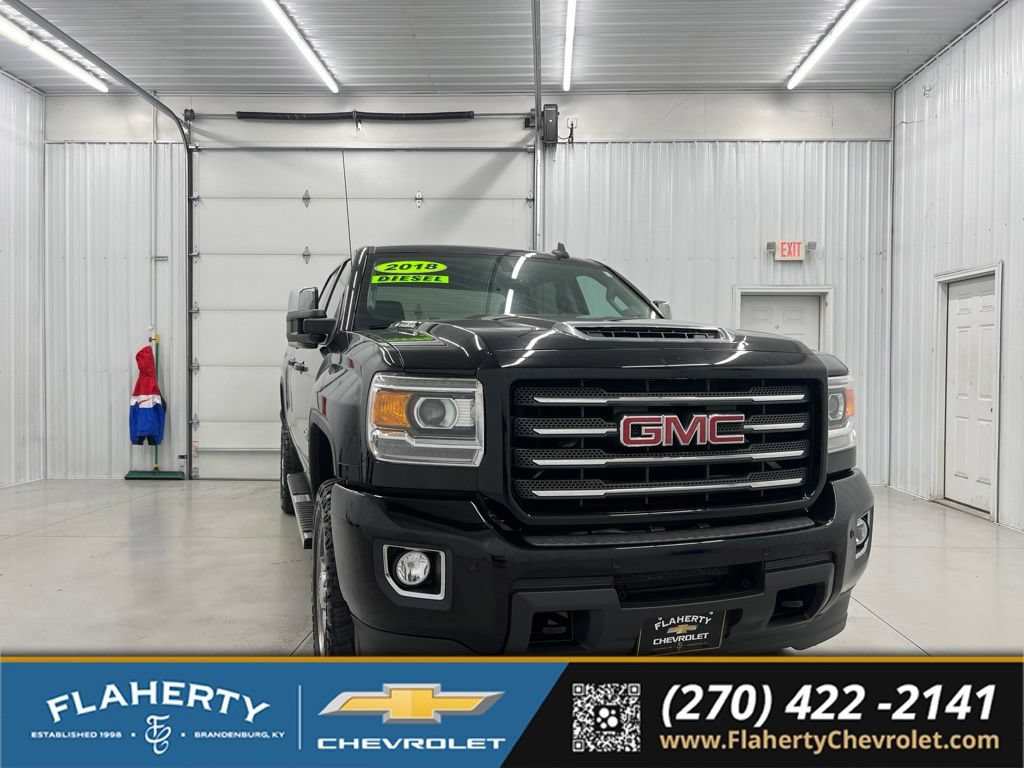 Used 2018 GMC Sierra 2500 SLT w/ Duramax Plus Package AWD/4WD image 1