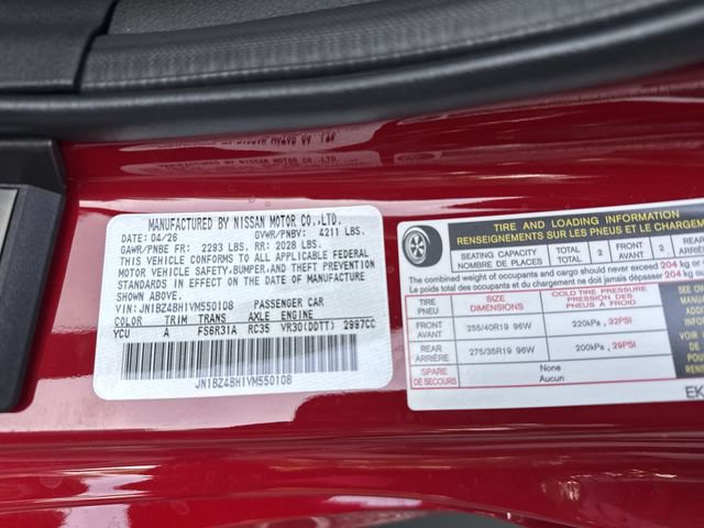 New 2027 Nissan Z Performance RWD image 33
