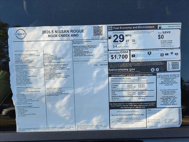 New 2026 Nissan Rogue SV AWD/4WD image 24