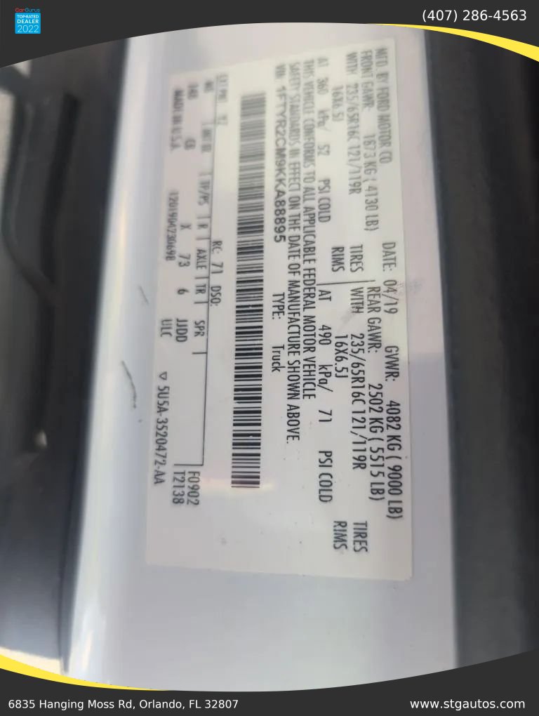 Used 2019 Ford Transit 250 148 Medium Roof w/ Interior Upgrade Package RWD image 26