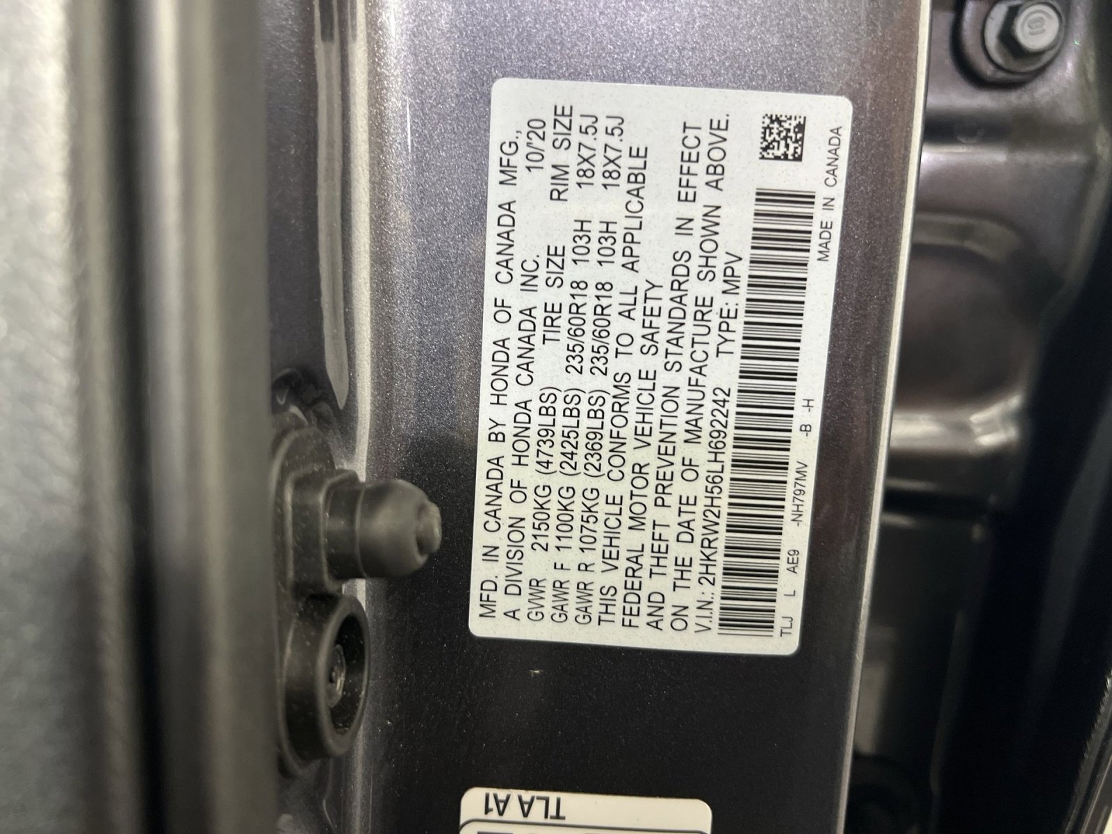 Used 2020 Honda CR-V EX image 30