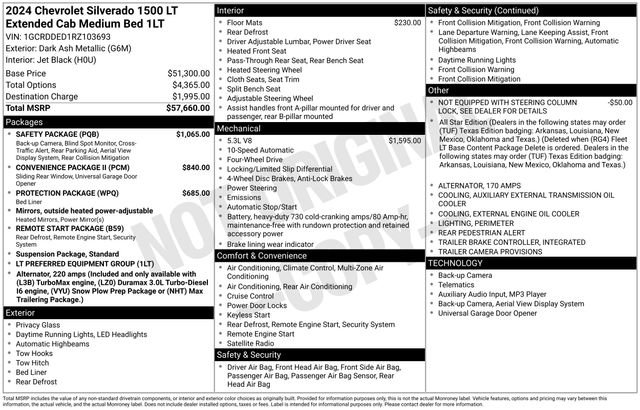 Used 2024 Chevrolet Silverado 1500 LT w/ Safety Package AWD/4WD image 26