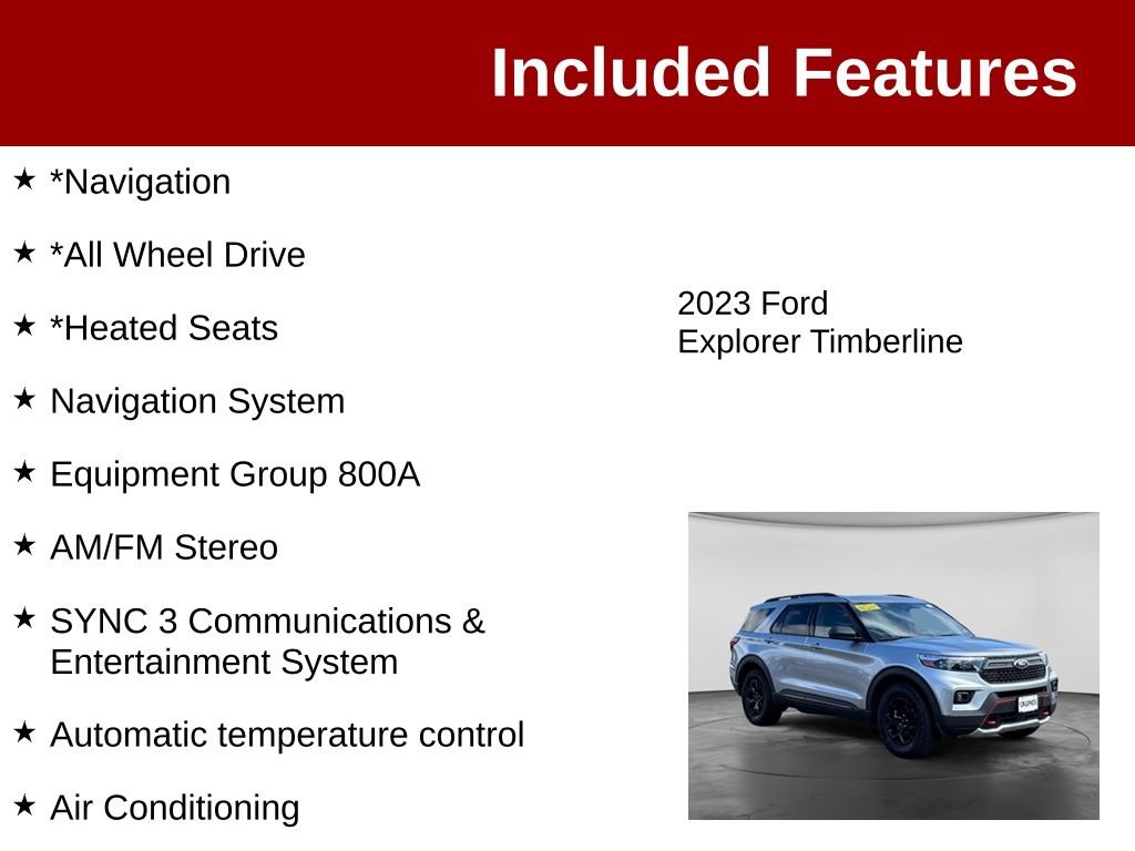 Used 2023 Ford Explorer Timberline AWD/4WD image 3