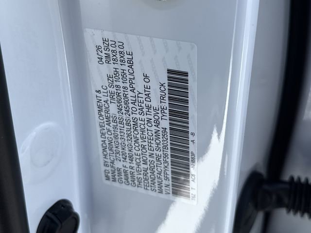 New 2026 Honda Ridgeline RTL image 40