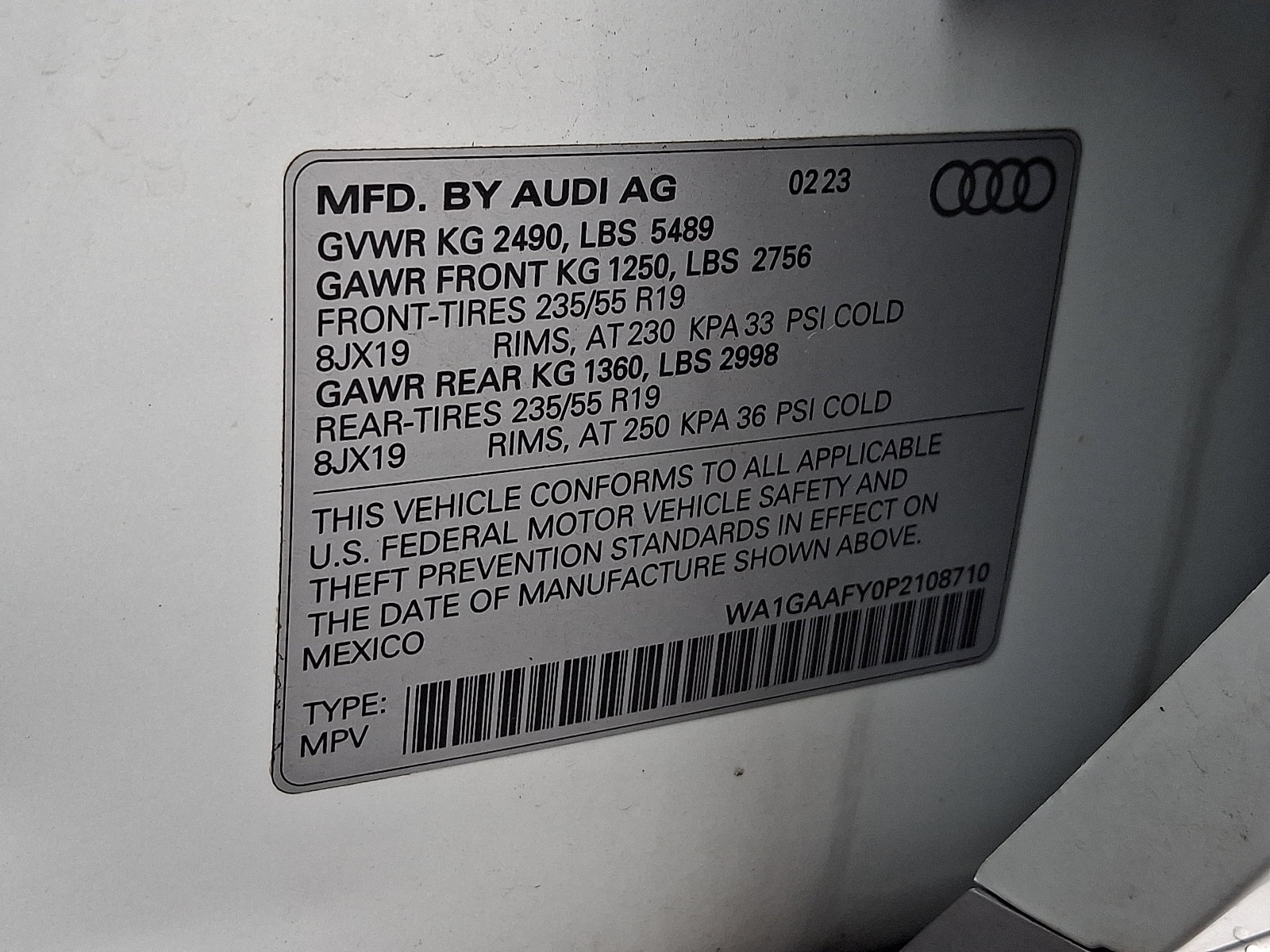 Used 2023 Audi Q5 2.0T Premium w/ Convenience Package AWD/4WD image 27