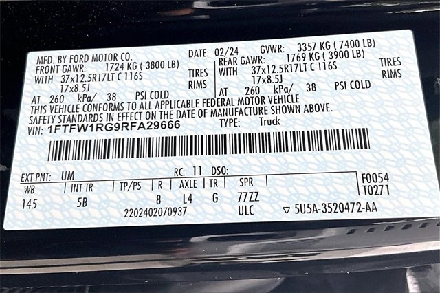 Used 2024 Ford F150 Raptor image 35