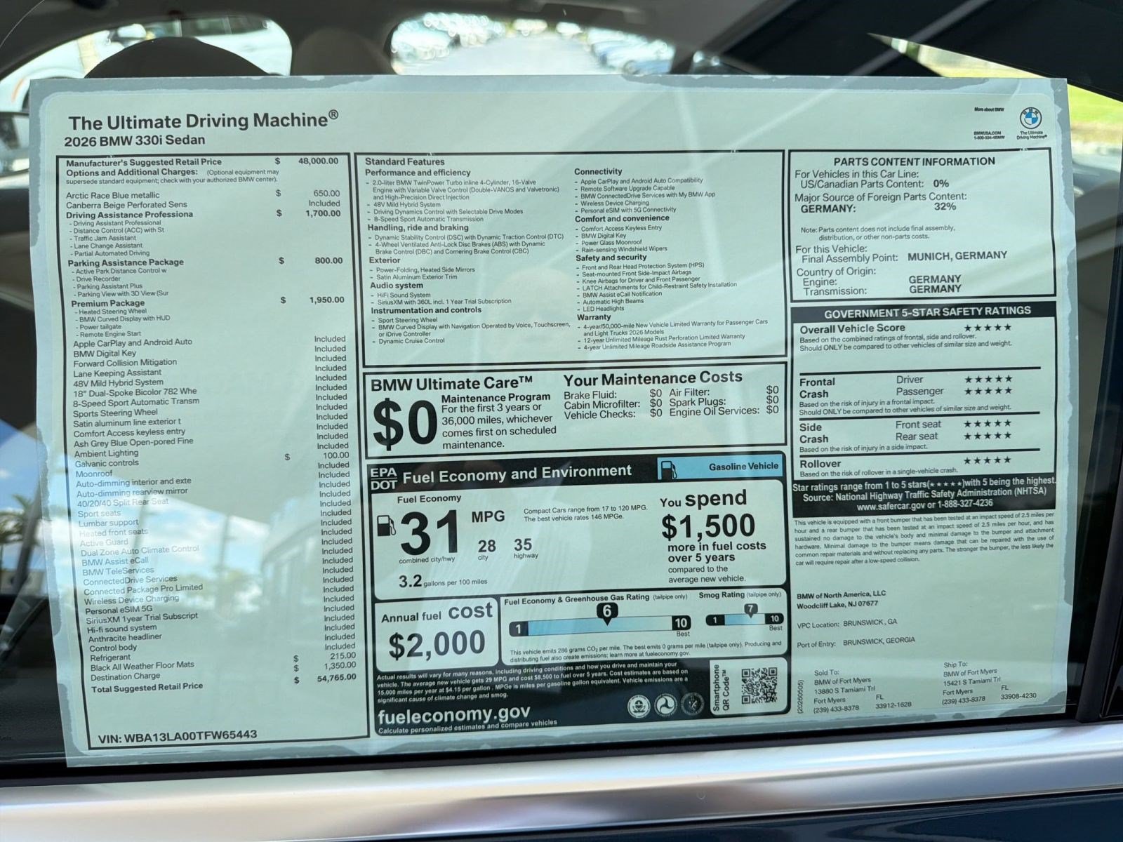 Used 2026 BMW 330i Sedan w/ Premium Package RWD image 35