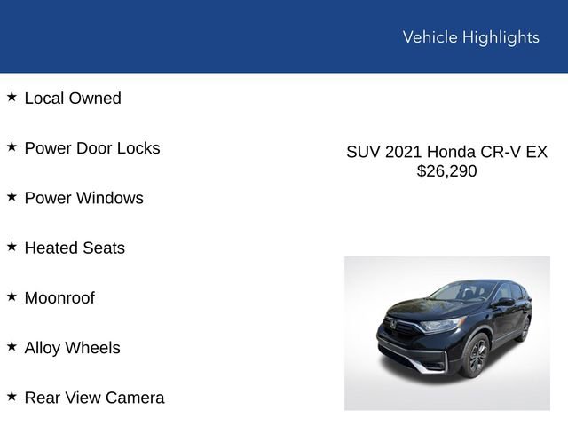 Used 2021 Honda CR-V EX image 2