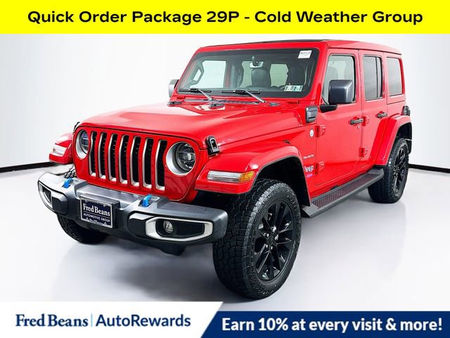 Used 2022 Jeep Wrangler Unlimited Sahara 4xe w/ Cold Weather Group image 3