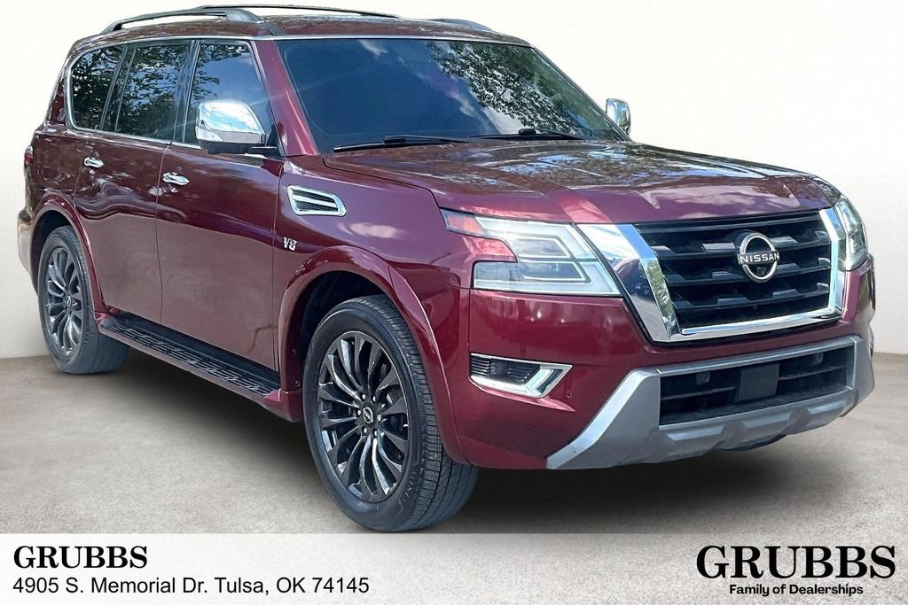 Used 2022 Nissan Armada Platinum w/ Captain's Chairs Package