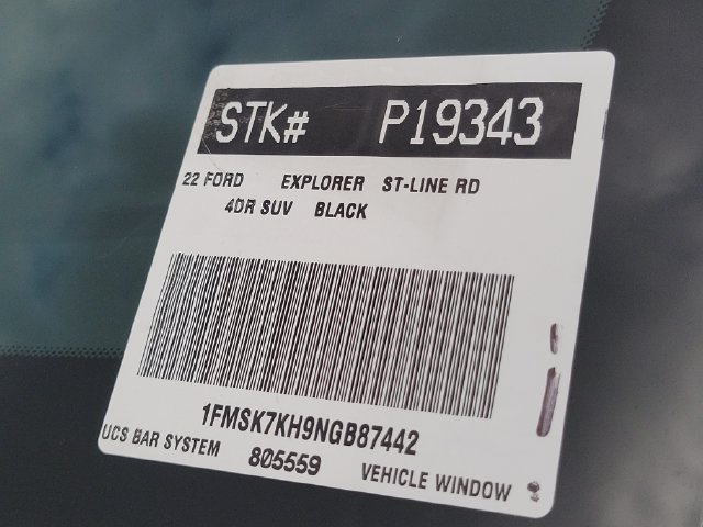 Certified 2022 Ford Explorer ST-Line w/ Class IV Trailer Tow Package RWD image 36