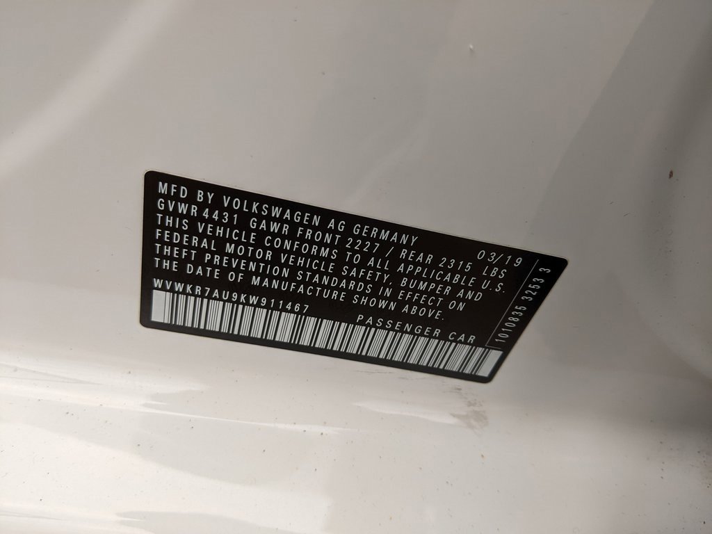 Used 2019 Volkswagen e-Golf SE w/ Driver Assistance Package image 30