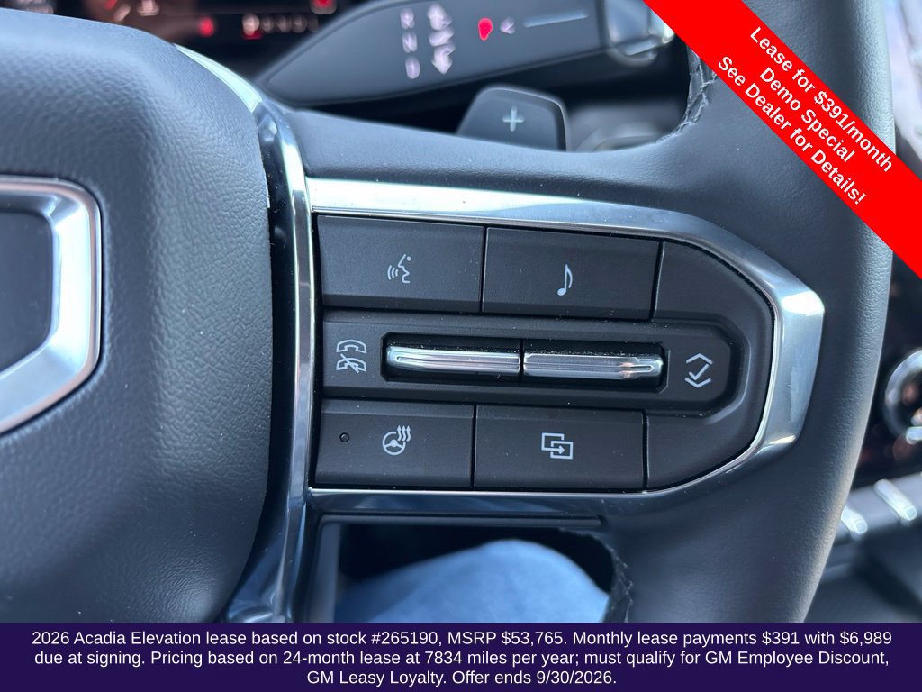 Used 2026 GMC Acadia Elevation w/ Black Edition FWD image 25