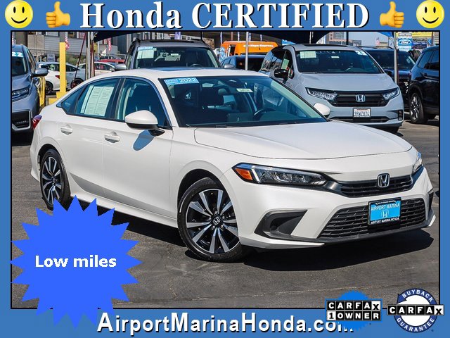 Certified 2022 Honda Civic EX
