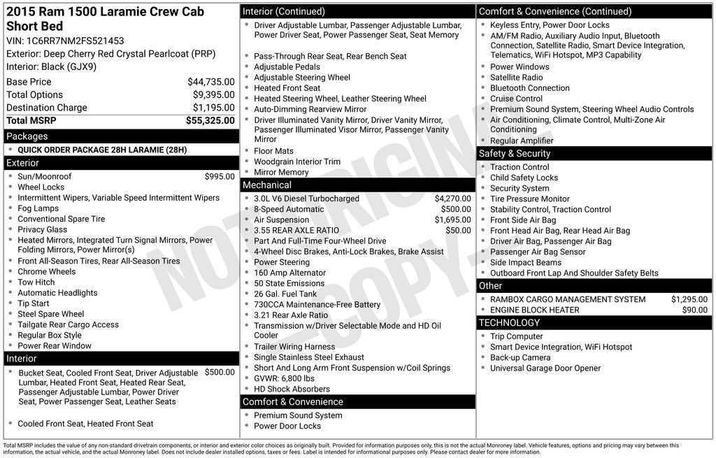 Used 2015 RAM 1500 Laramie image 4