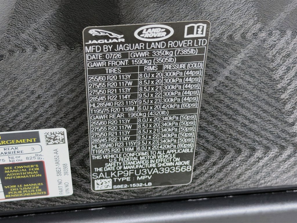 New 2027 Land Rover Range Rover SE AWD/4WD image 34
