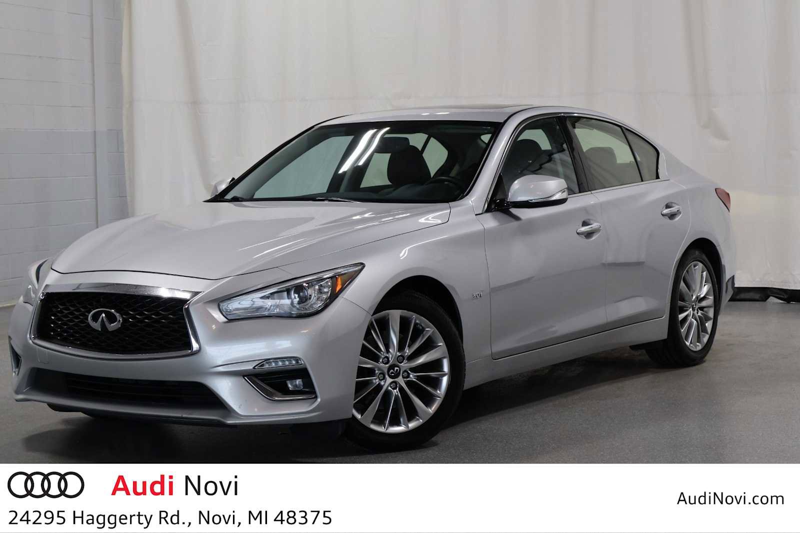 Used 2019 INFINITI Q50 Luxe w/ Essential Package (3.0T Luxe) AWD/4WD image 1