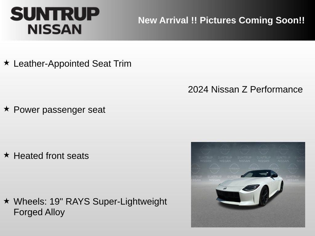 Used 2024 Nissan Z Performance w/ Floor Mat Package RWD image 12