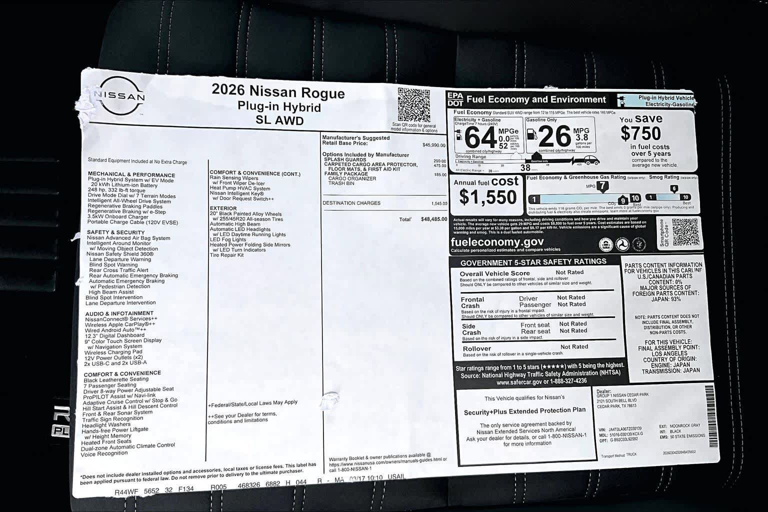 New 2026 Nissan Rogue SL image 21