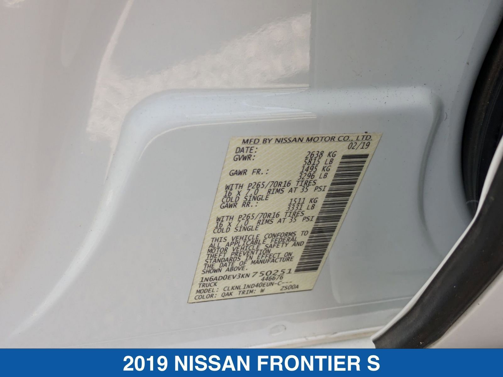 Used 2019 Nissan Frontier S image 37