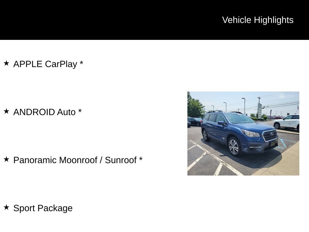 Used 2020 Subaru Ascent Premium w/ Sport Package AWD/4WD image 11