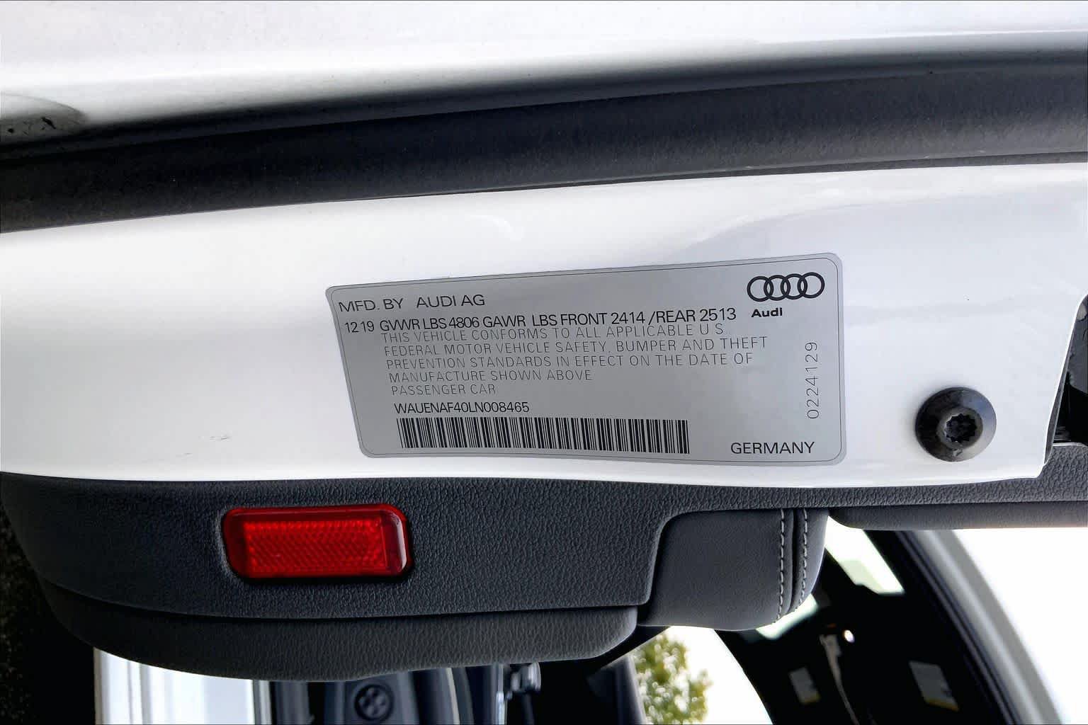 Used 2020 Audi A4 2.0T Premium Plus w/ Premium Plus Package AWD/4WD image 37