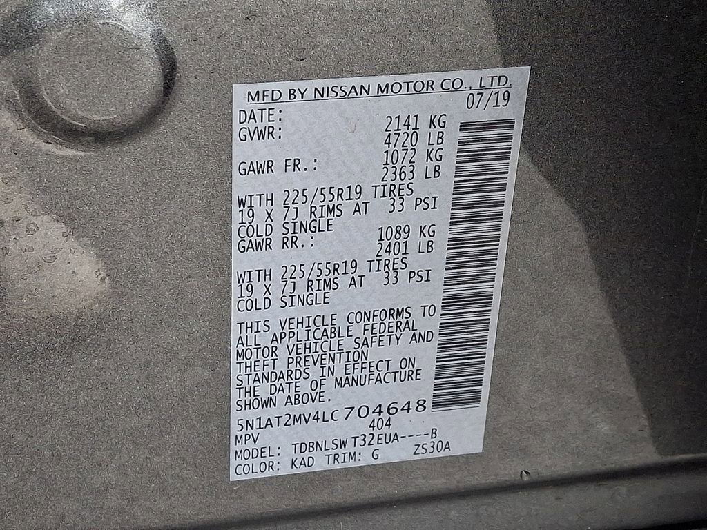 Used 2020 Nissan Rogue SL w/ Premium Package image 28