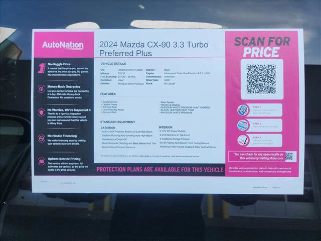 Used 2024 MAZDA CX-90 3.3 Turbo w/ Preferred Plus image 20