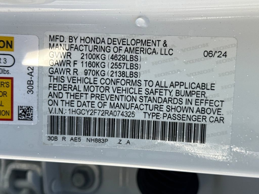 Certified 2024 Honda Accord Sport image 29