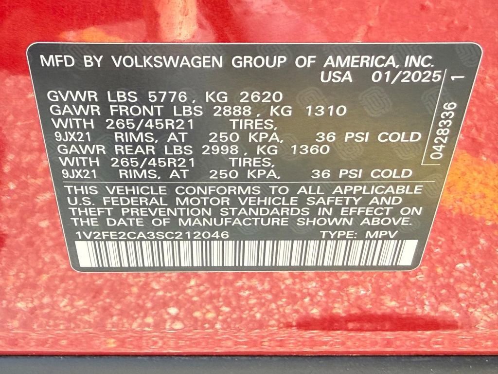 Certified 2025 Volkswagen Atlas Cross Sport SEL Premium R-Line AWD/4WD image 22