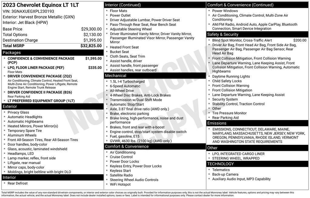 Certified 2023 Chevrolet Equinox LT image 33