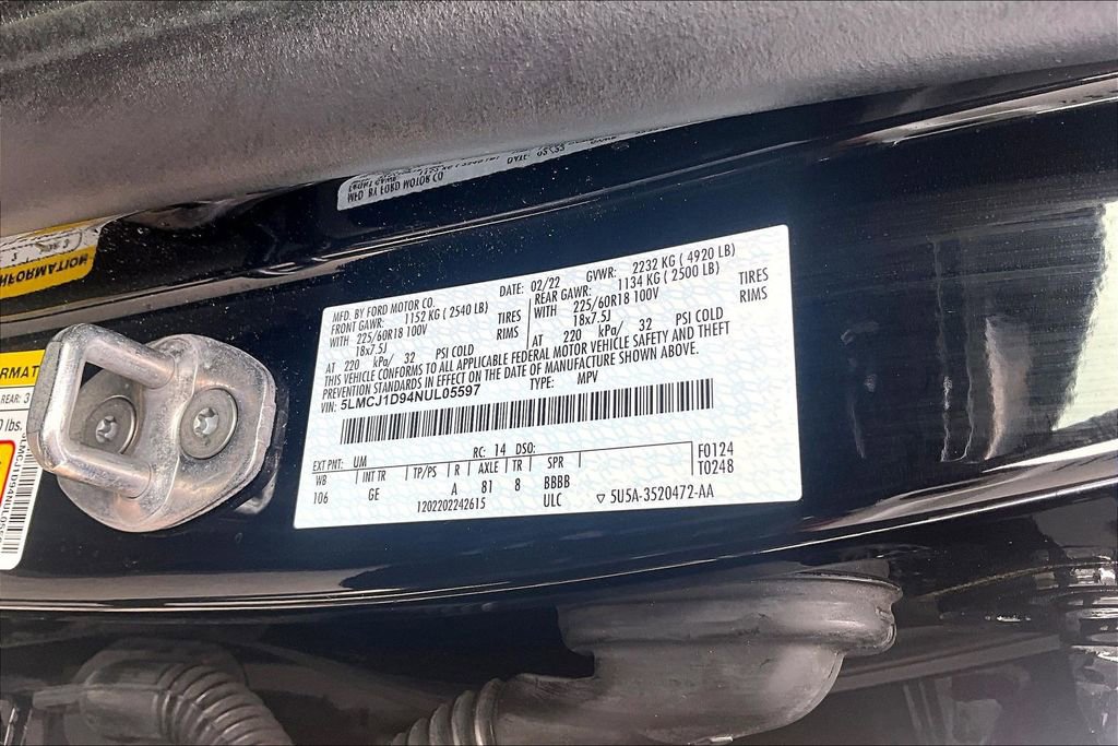 Used 2022 Lincoln Corsair AWD w/ Equipment Group 101A image 34