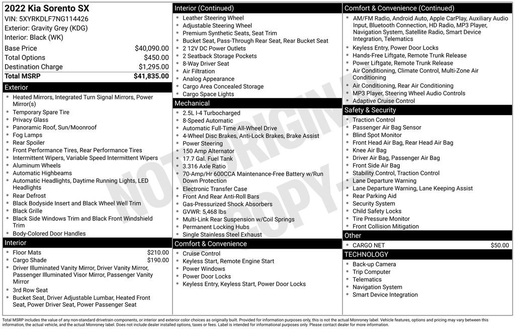 Used 2022 Kia Sorento SX image 24