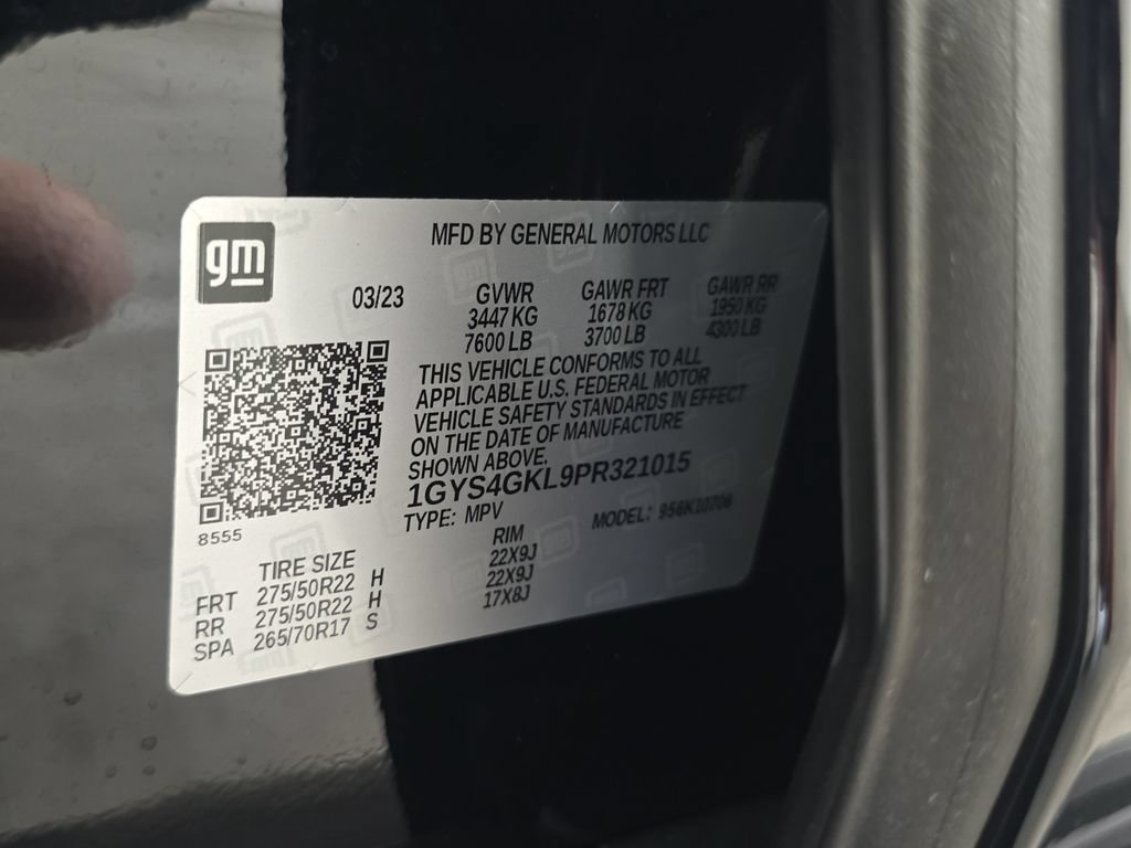 Used 2023 Cadillac Escalade Sport Platinum w/ LPO, ONYX Package AWD/4WD image 34