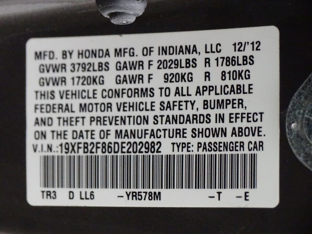 Used 2013 Honda Civic EX image 17