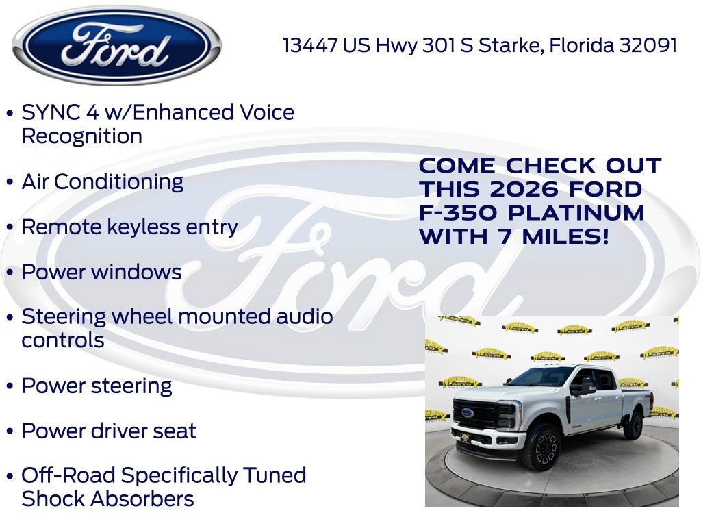 New 2026 Ford F350 Platinum image 25
