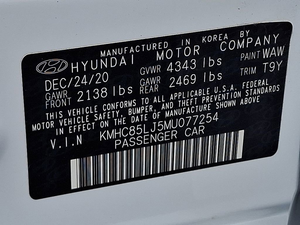 Used 2021 Hyundai Ioniq Limited FWD image 27