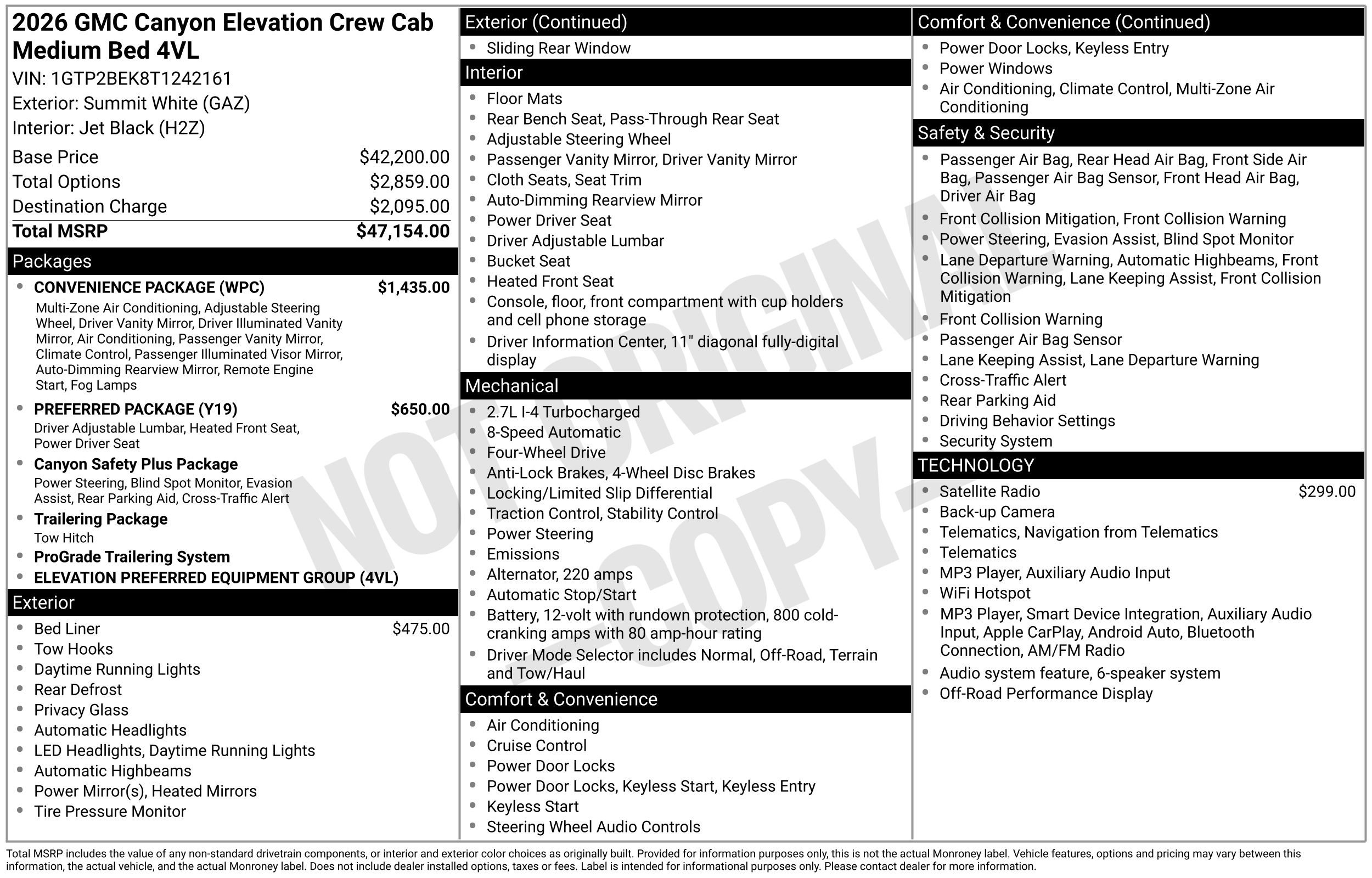 New 2026 GMC Canyon Elevation w/ Convenience Package AWD/4WD video 3