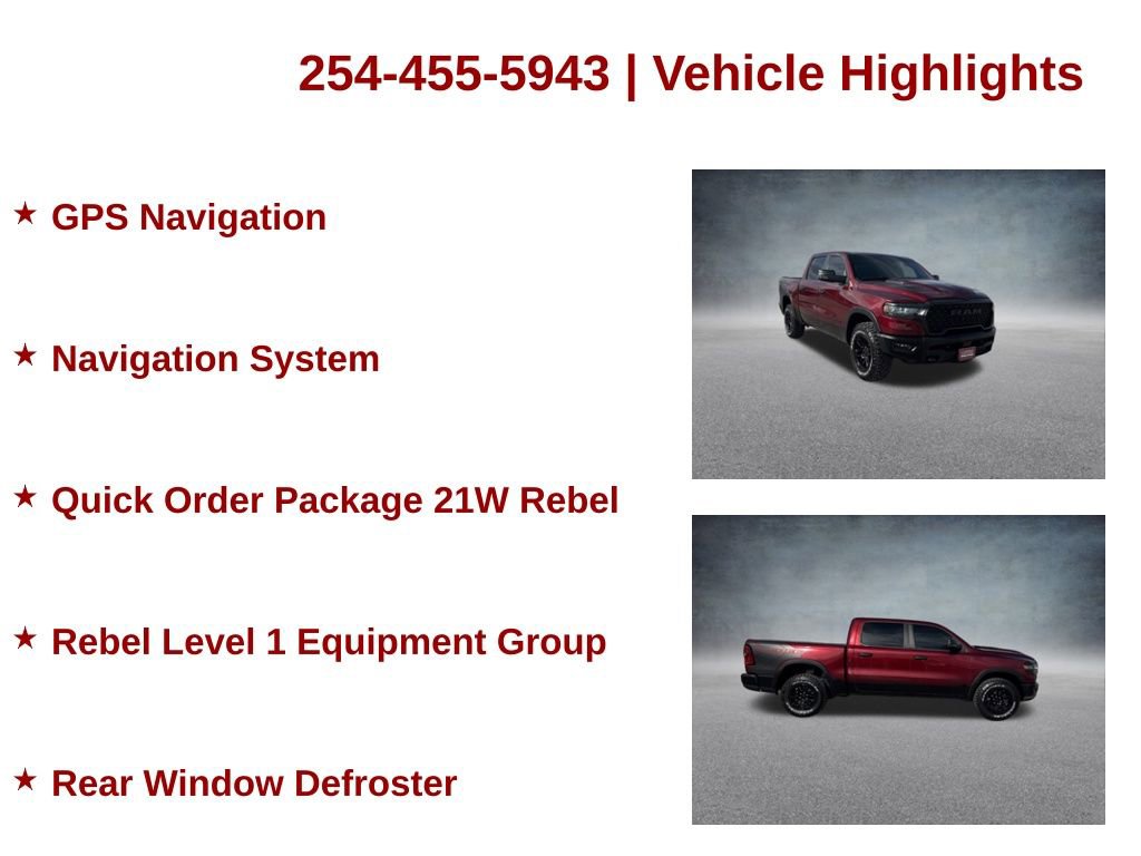 Used 2025 RAM 1500 Rebel w/ Rebel Level 1 Equipment Group image 24