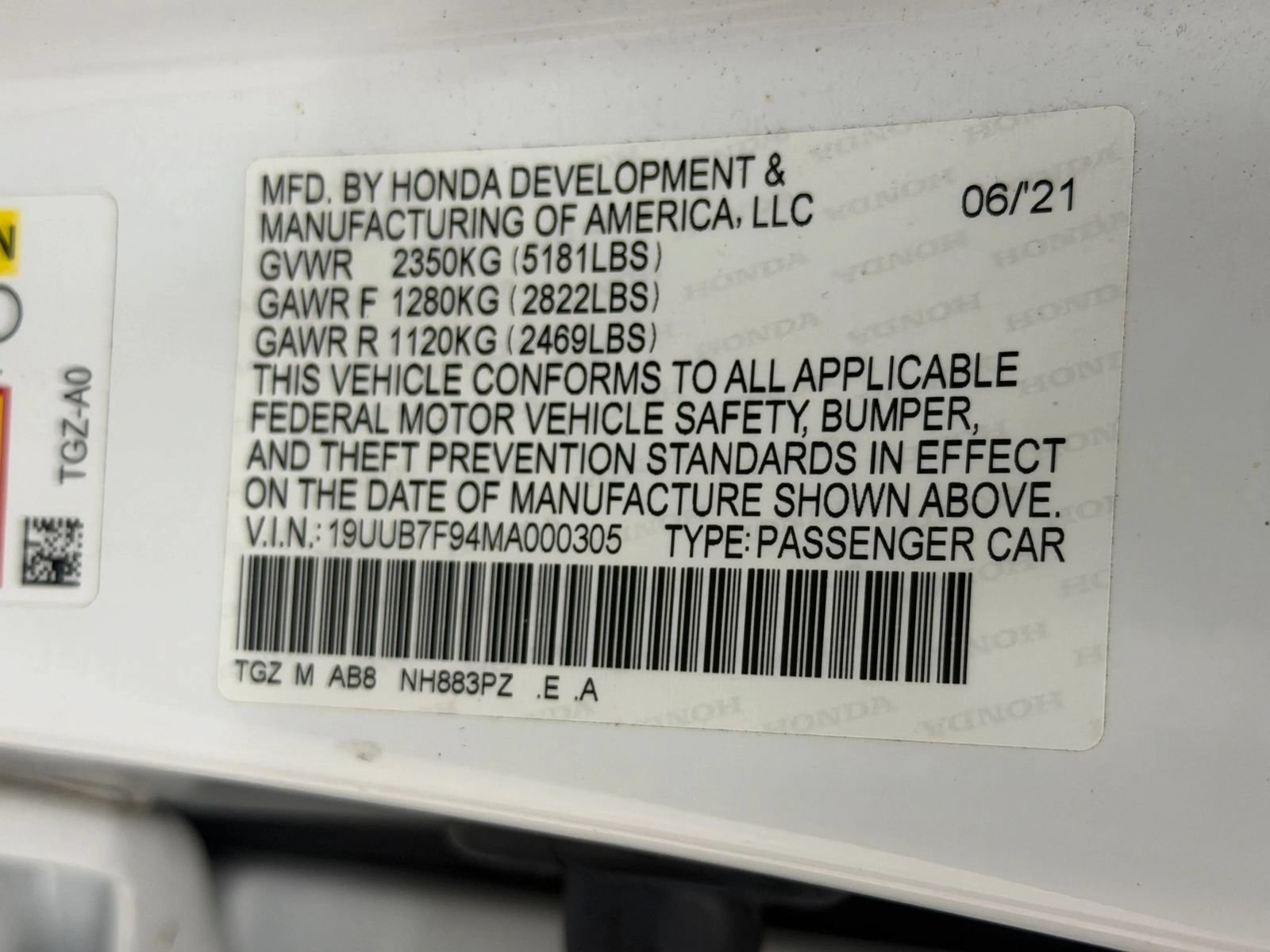 Used 2021 Acura TLX Type S AWD/4WD image 37