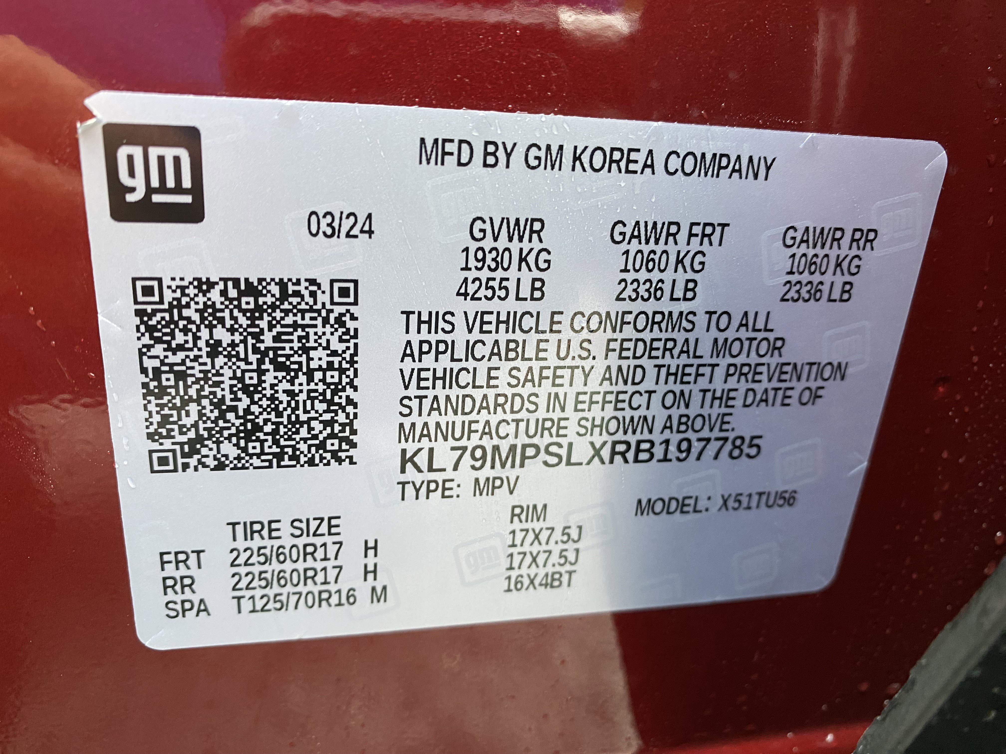 Used 2024 Chevrolet TrailBlazer LT w/ LT Cold Weather Package image 37