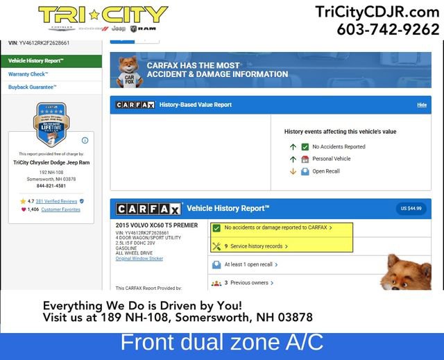 Used 2015 Volvo XC60 T5 image 11