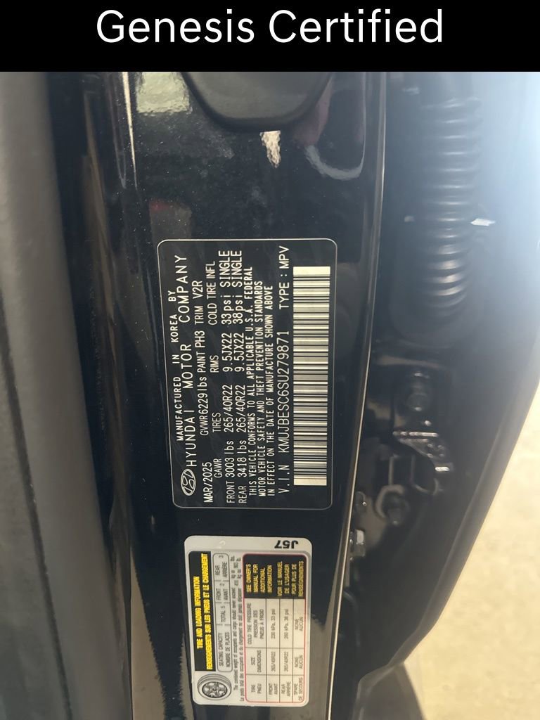 Certified 2025 Genesis GV80 3.5T e-SC AWD/4WD image 8