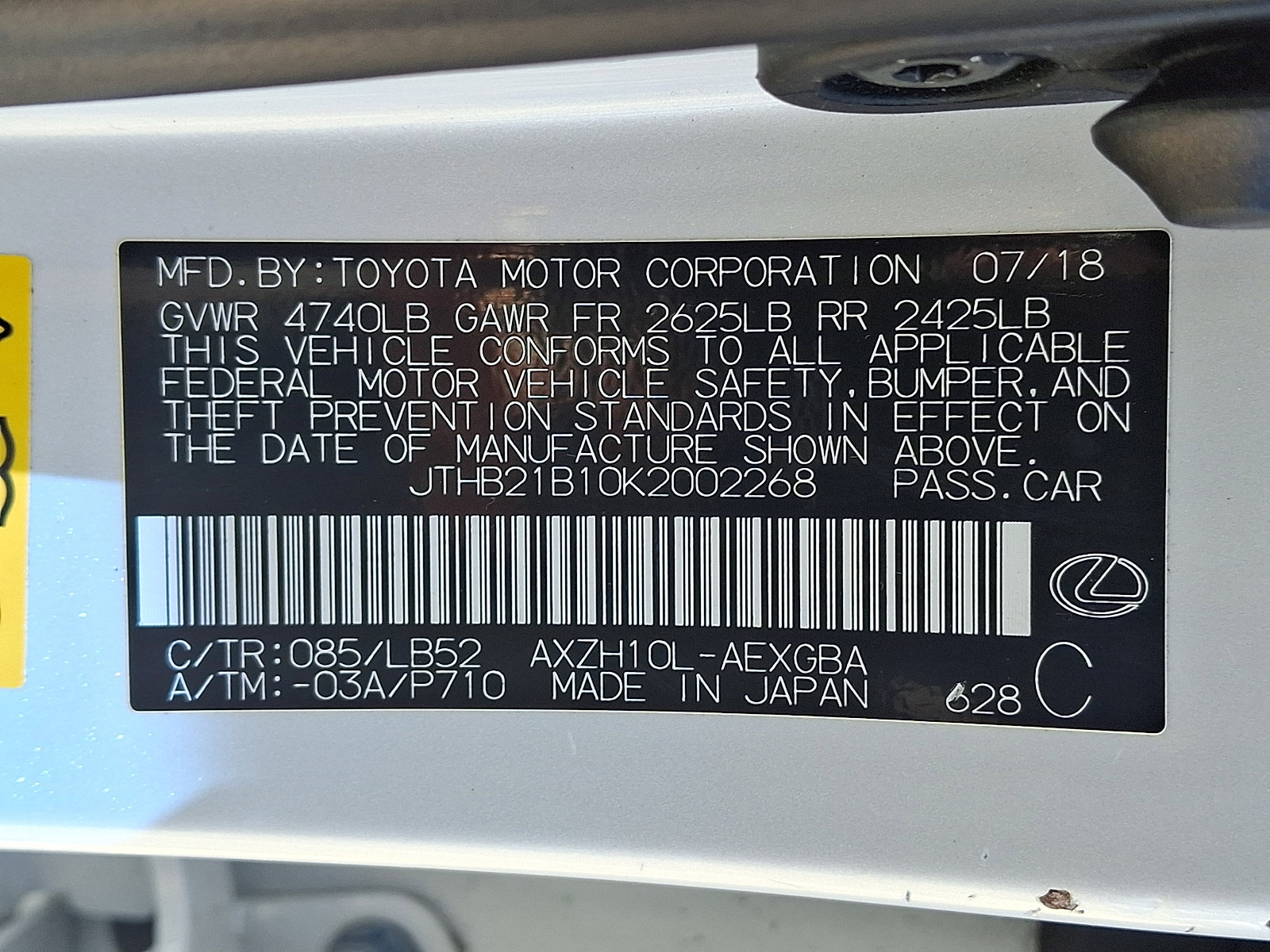 Used 2019 Lexus ES 300h w/ Luxury Package image 27