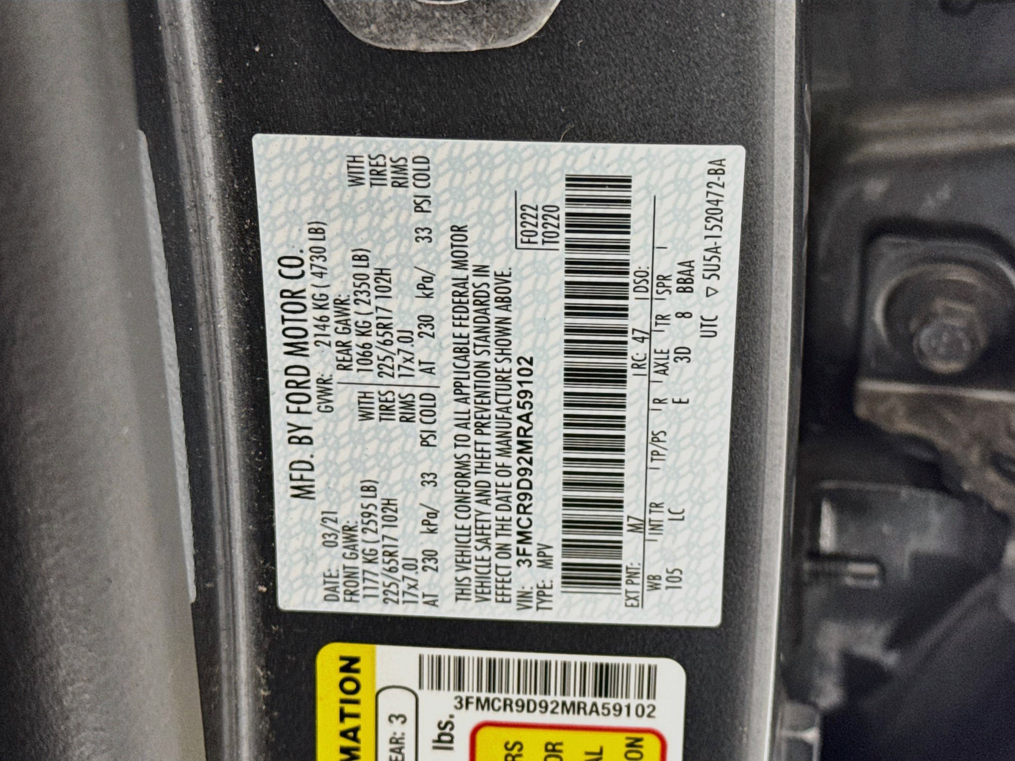 Used 2021 Ford Bronco Sport Badlands AWD/4WD image 30