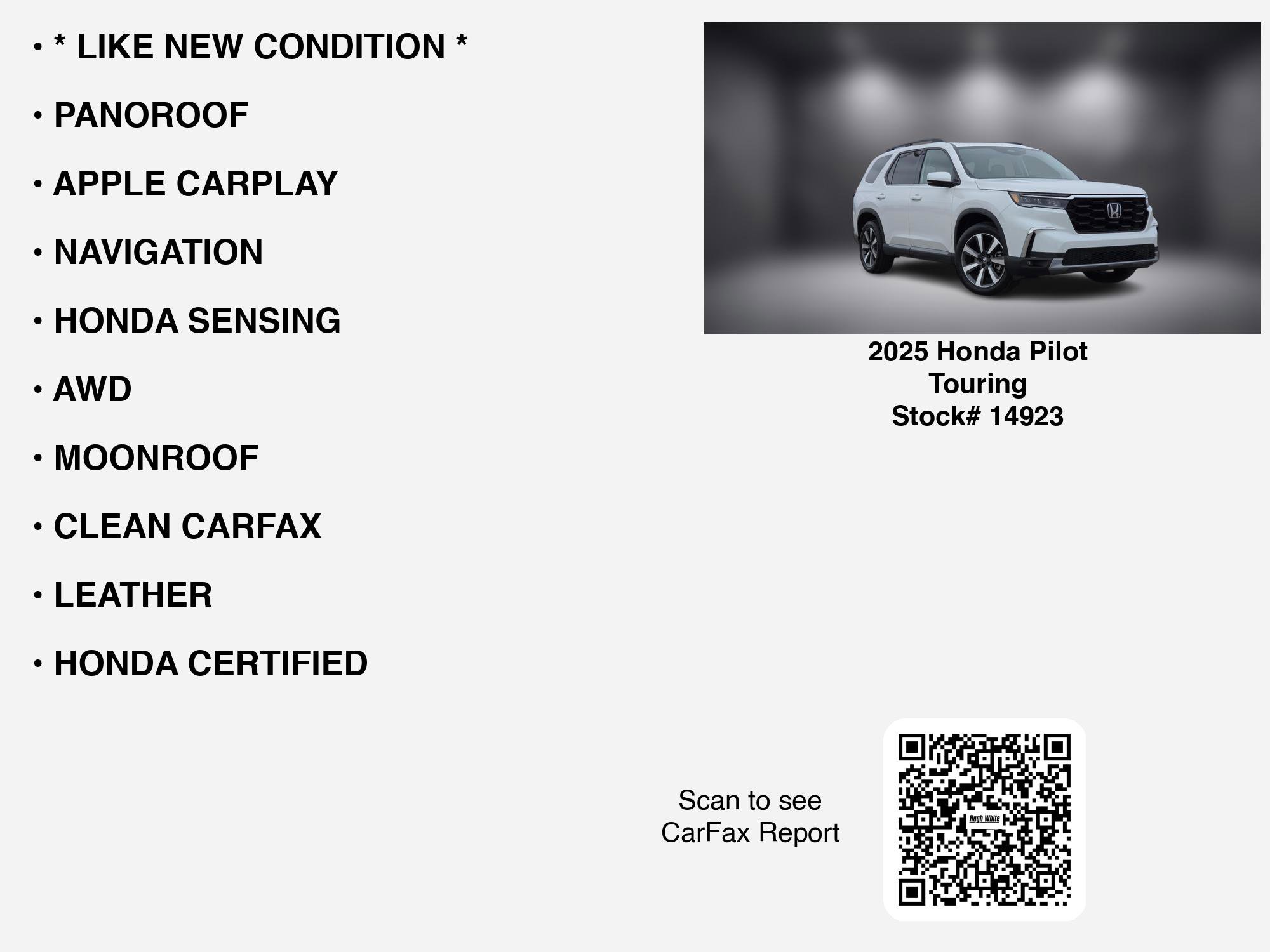 Used 2025 Honda Pilot Touring image 7