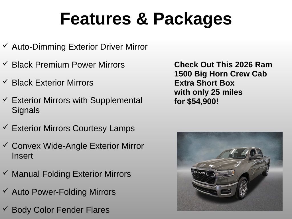 Used 2026 RAM 1500 Big Horn AWD/4WD image 17