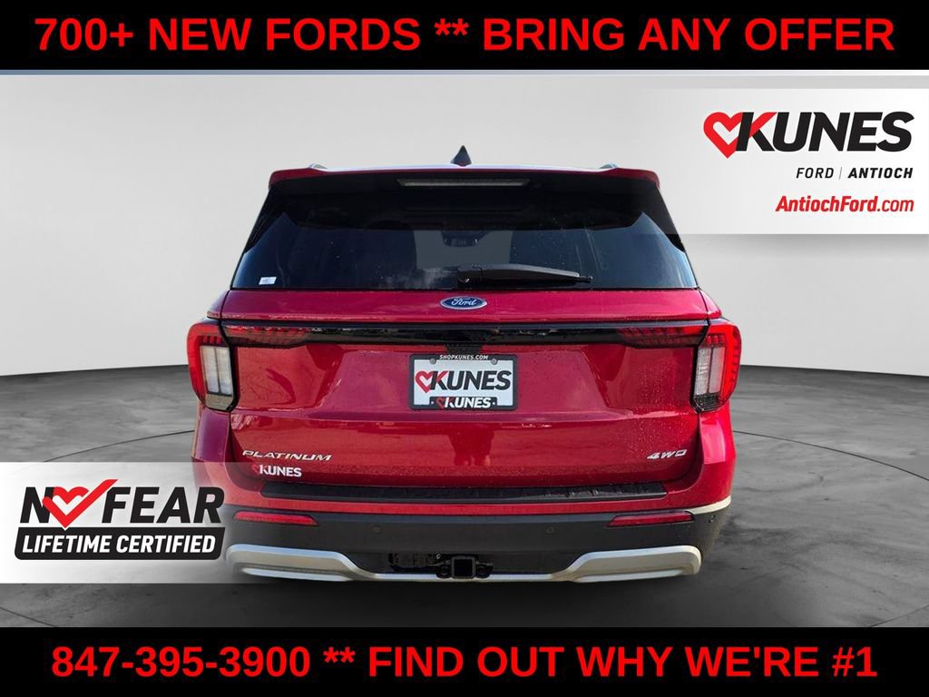 New 2026 Ford Explorer Platinum w/ LUX Leather Package AWD/4WD image 7